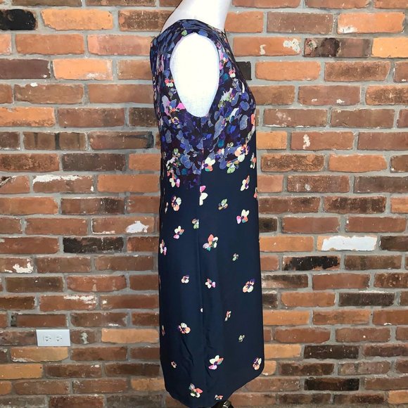 Erdem Sleeveless Floral Silk Dress Size 8 - Picture 4 of 10